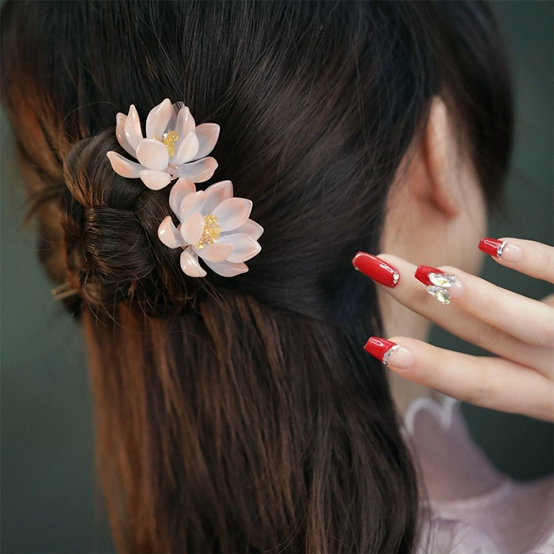 1Pair Vintage Hairpin Glazed F - Florist Supplies 评论和价格
