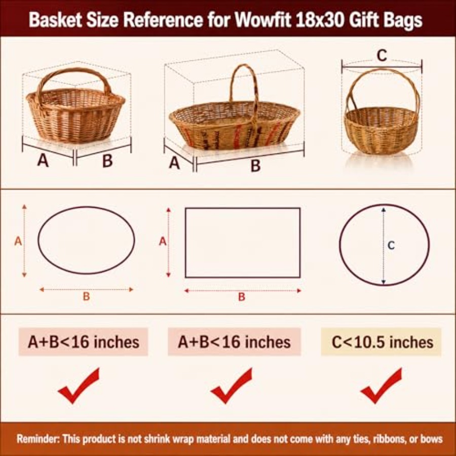 18x30 Clear Cellophane Bags fo - Cellophane Wrap Clear 评论和价格