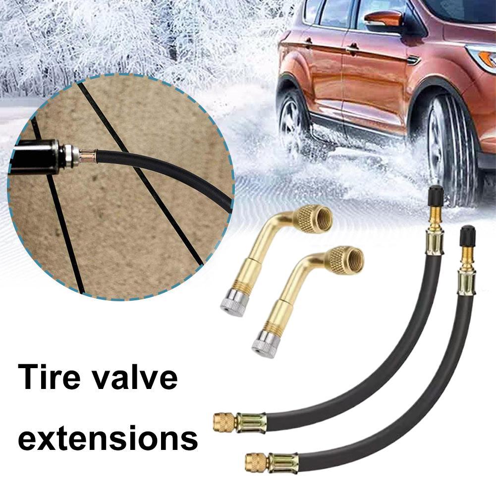 Tire Inflator Hose Extension T - Stem Extender Tube 评论和价格