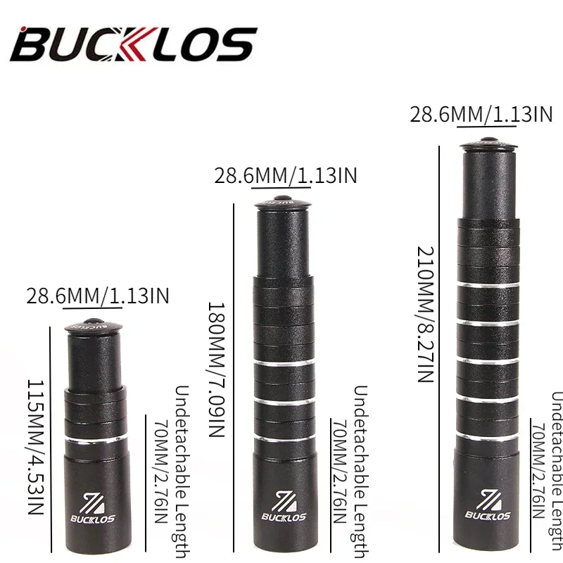 BUCKLOS Bicycle Fork Stem Rise - Stem Extender Tube 评论和价格
