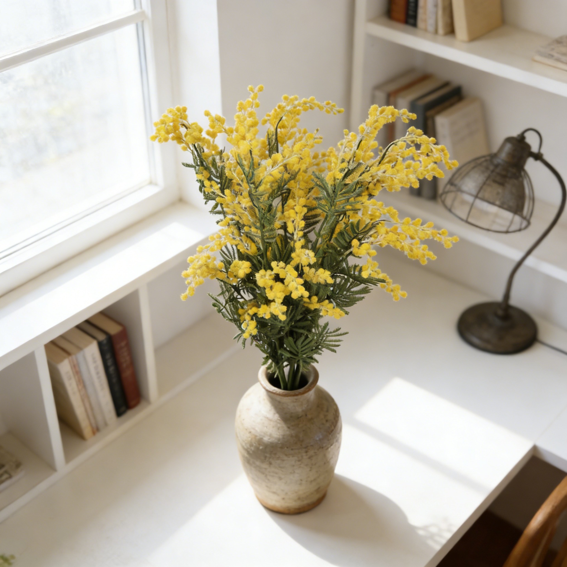 33.5 Inch Artificial Mimosa Br - Florist Supp 评论和价格