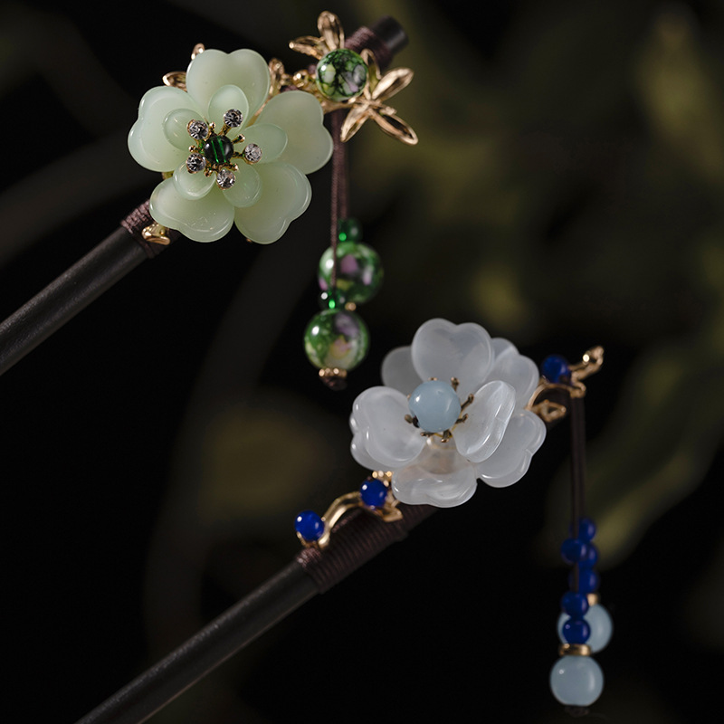 1Pc Wooden Hairpin Headdress f - Florist Supplies 评论和价格