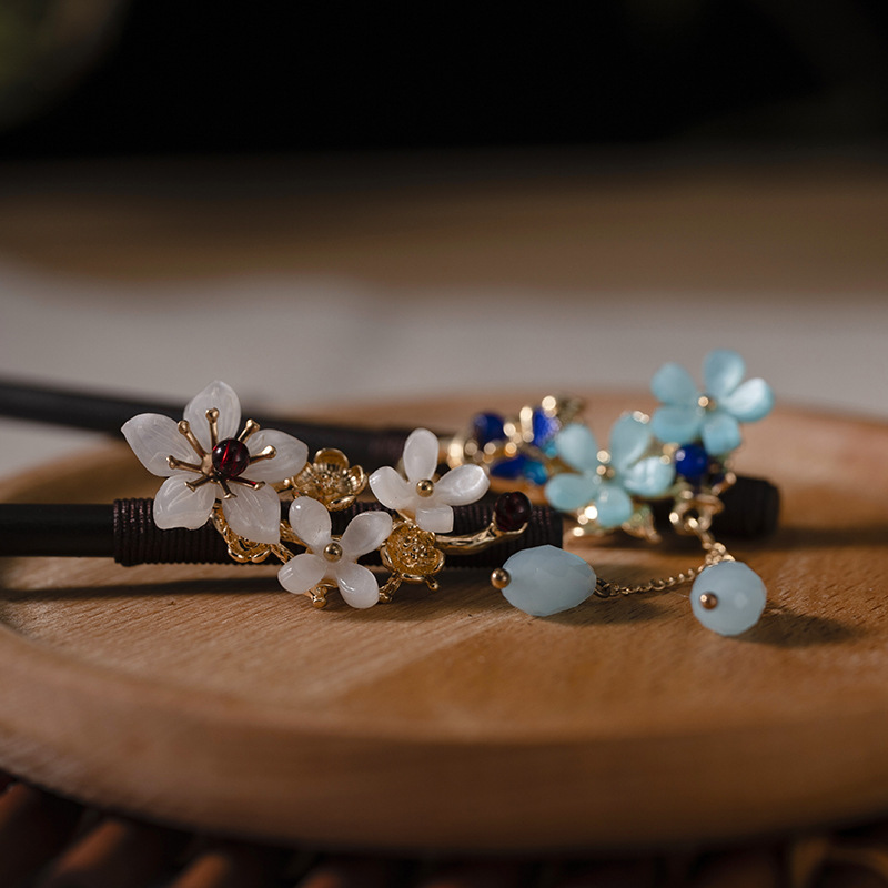 1Pc Wooden Hairpin Headdress f - Florist Supplies 评论和价格