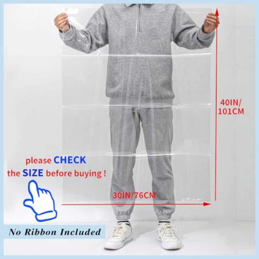 12PCS Large Clear Cellophane G - Cellophane Wrap Clear 评论和价格