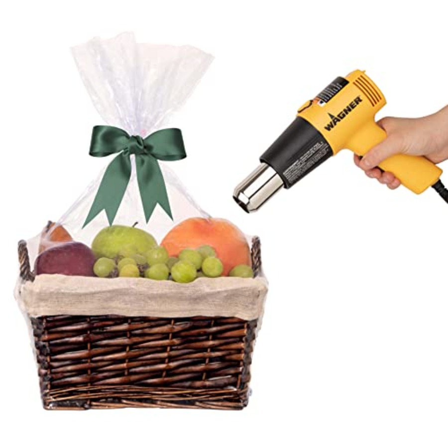 Shrink Wrap Basket Bags For Gi - Cellophane Wrap Clear 评论和价格