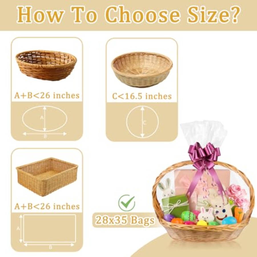 Extra Large Shrink Wrap Bags f - Cellophane Wrap Clear 评论和价格