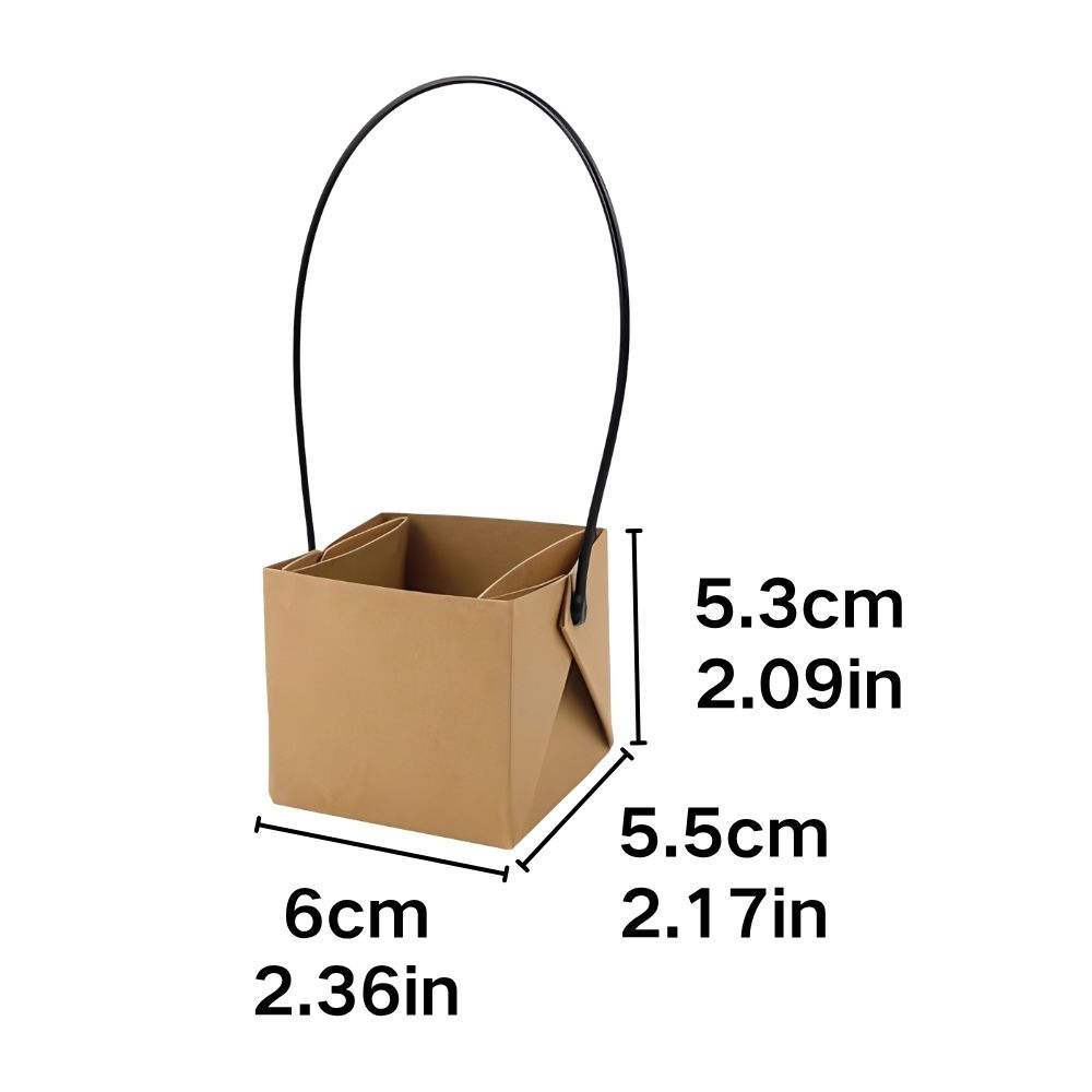 10pcs Kraft Paper Flower Baske - Florist Supply Paper 评论和价格