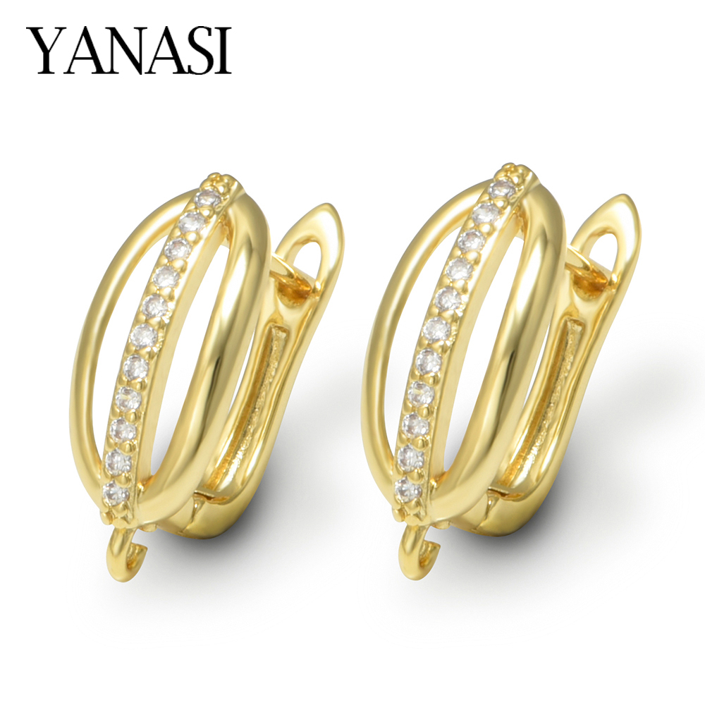 1 Pair 18K Gold Plated Brass C - Florist Supplies 评论和价格