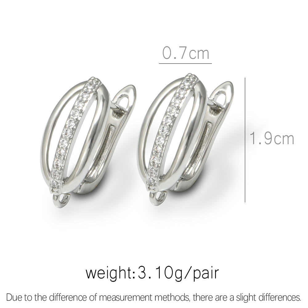 1 Pair 18K Gold Plated Brass C - Florist Supplies 评论和价格