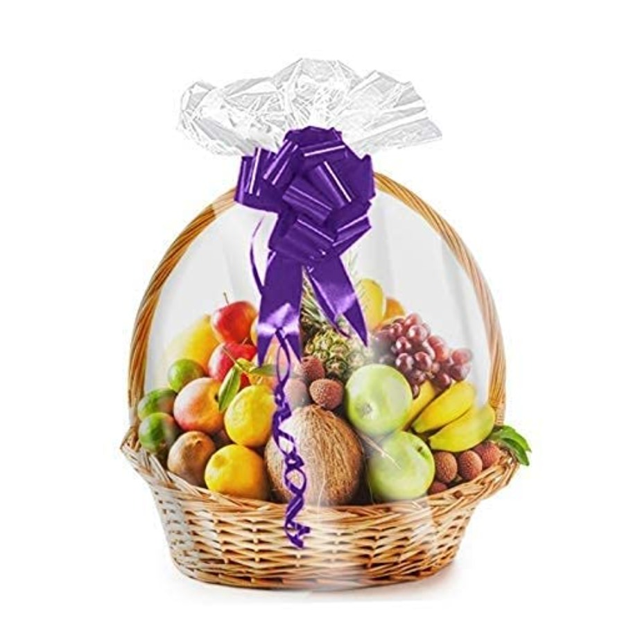 Shrink Wrap Basket Bags For Gi - Cellophane Wrap Clear 评论和价格