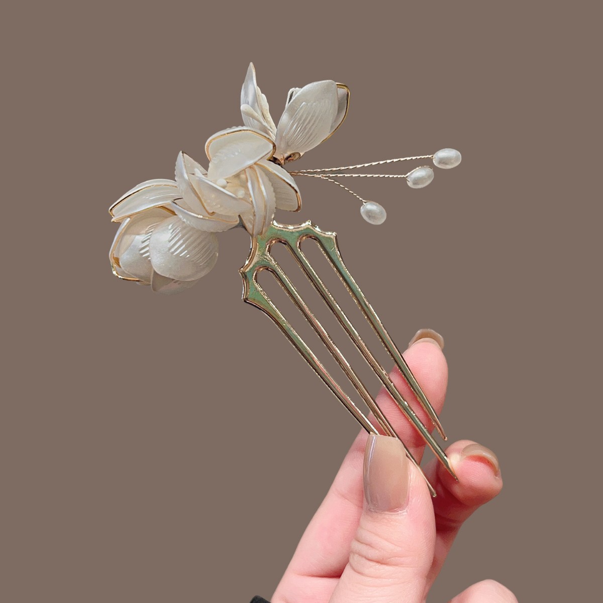Magnolia U-shaped Hairpin, Wra - Florist Supplies 评论和价格