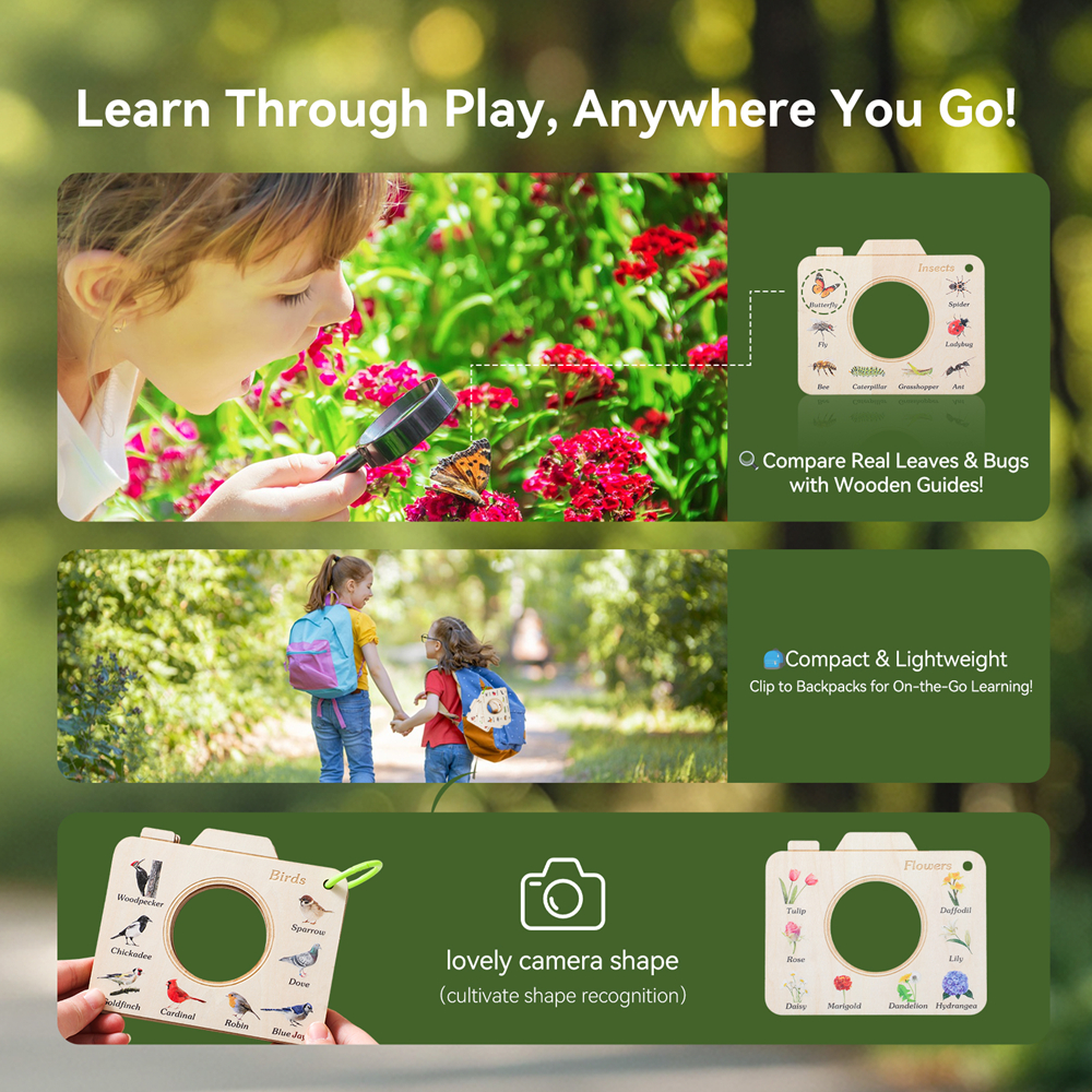 Wooden Camera Shape Nature Cog - Florist Supp 评论和价格