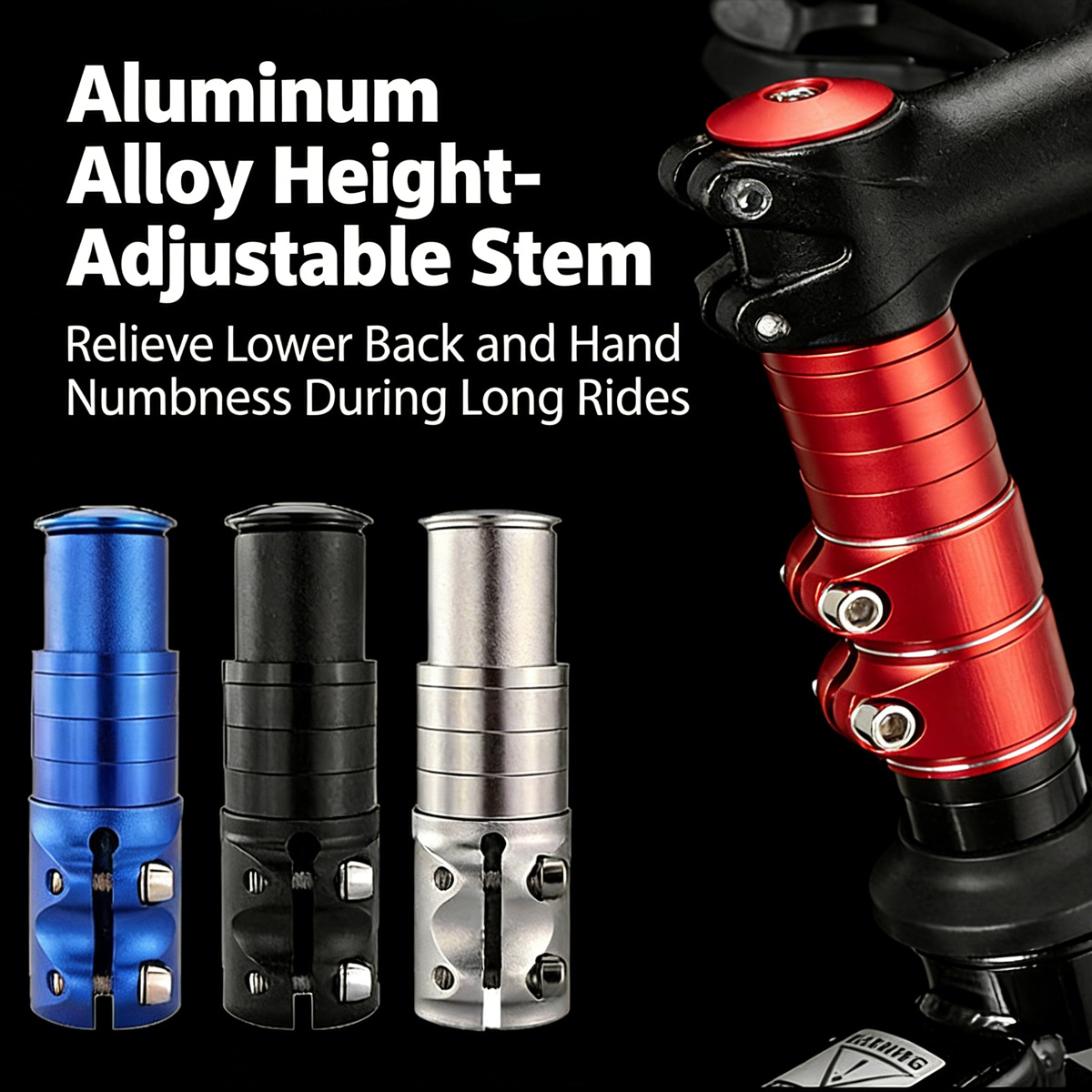 1pc Bicycle Stem Riser Head Tu - Stem Extender Tube 评论和价格