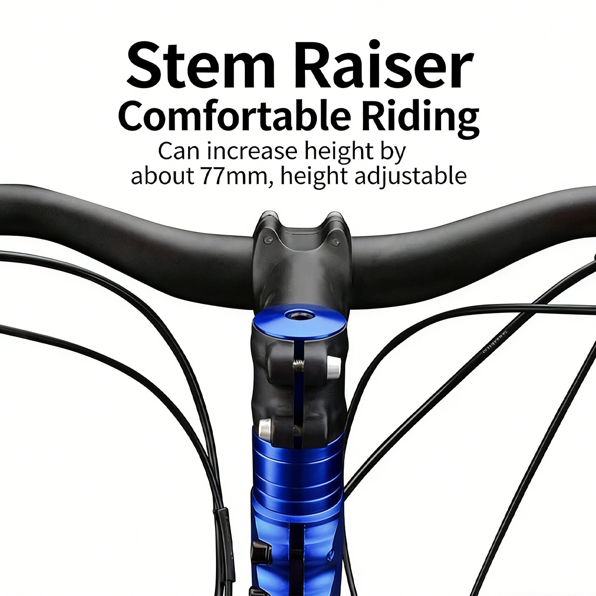 1pc Bicycle Stem Riser Head Tu - Stem Extender Tube 评论和价格
