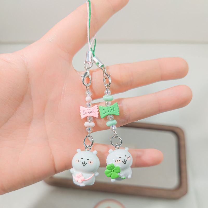 Cute Beaded Phone Strap Pink G - Florist Supplies 评论和价格