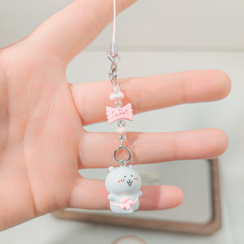 Cute Beaded Phone Strap Pink G - Florist Supplies 评论和价格