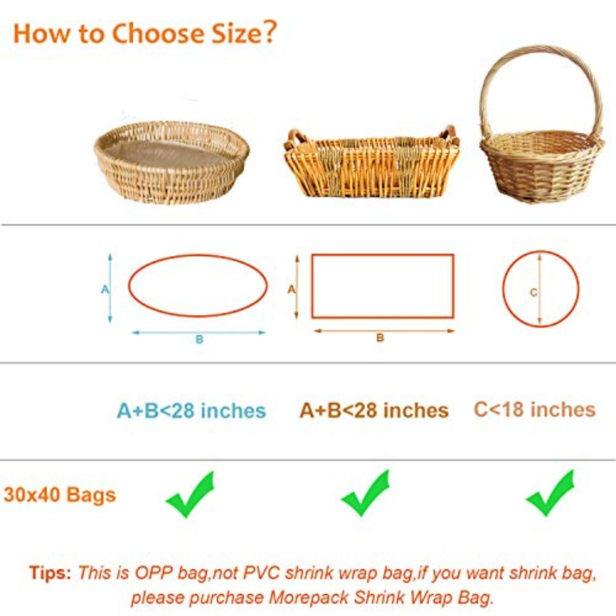 Large Cello/Cellophane Bags, 3 - Cellophane Wrap Clear 评论和价格