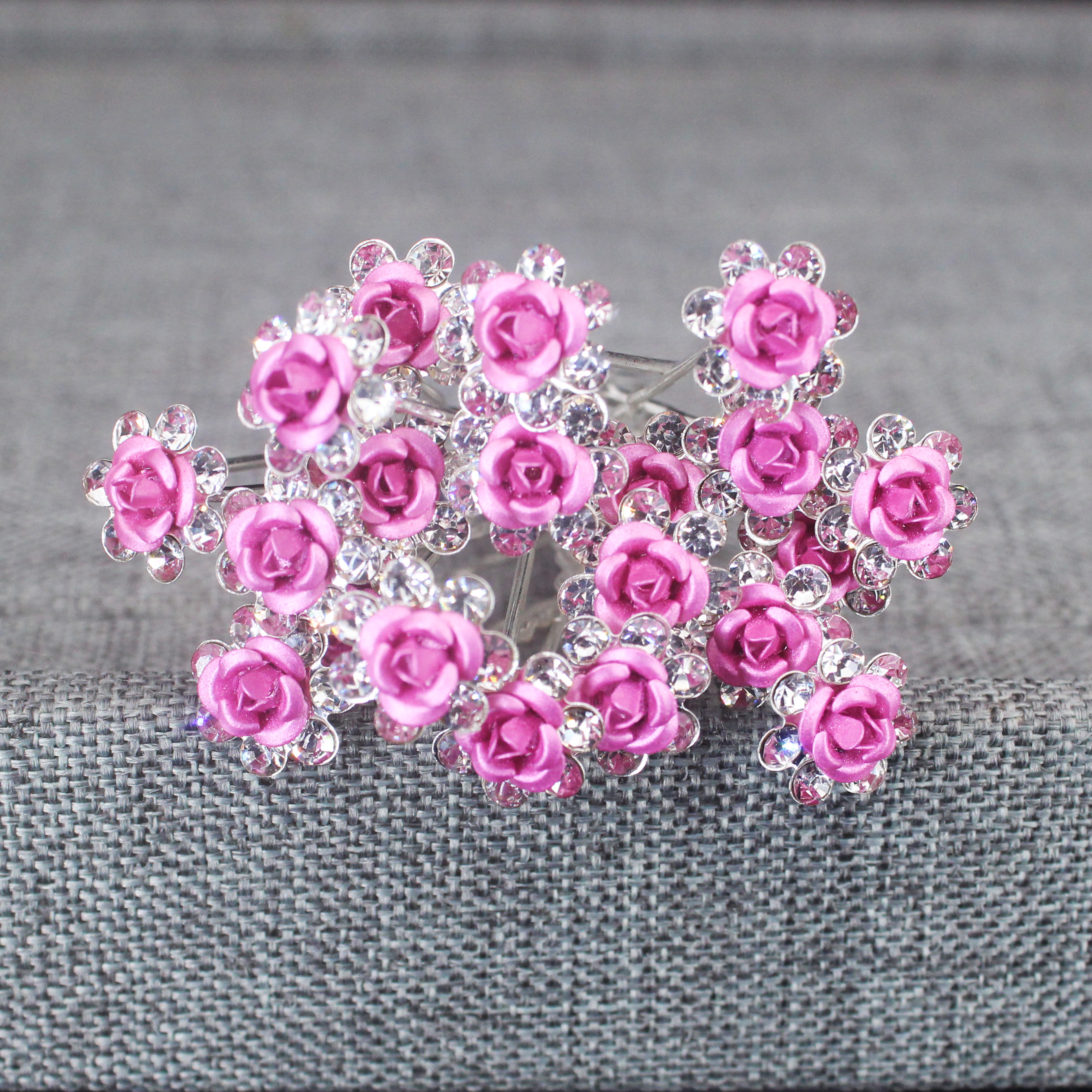 20PCS Rose Flower Rhinestone H - Florist Supplies 评论和价格